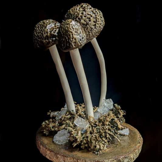 Forest Mushroom Sculpture